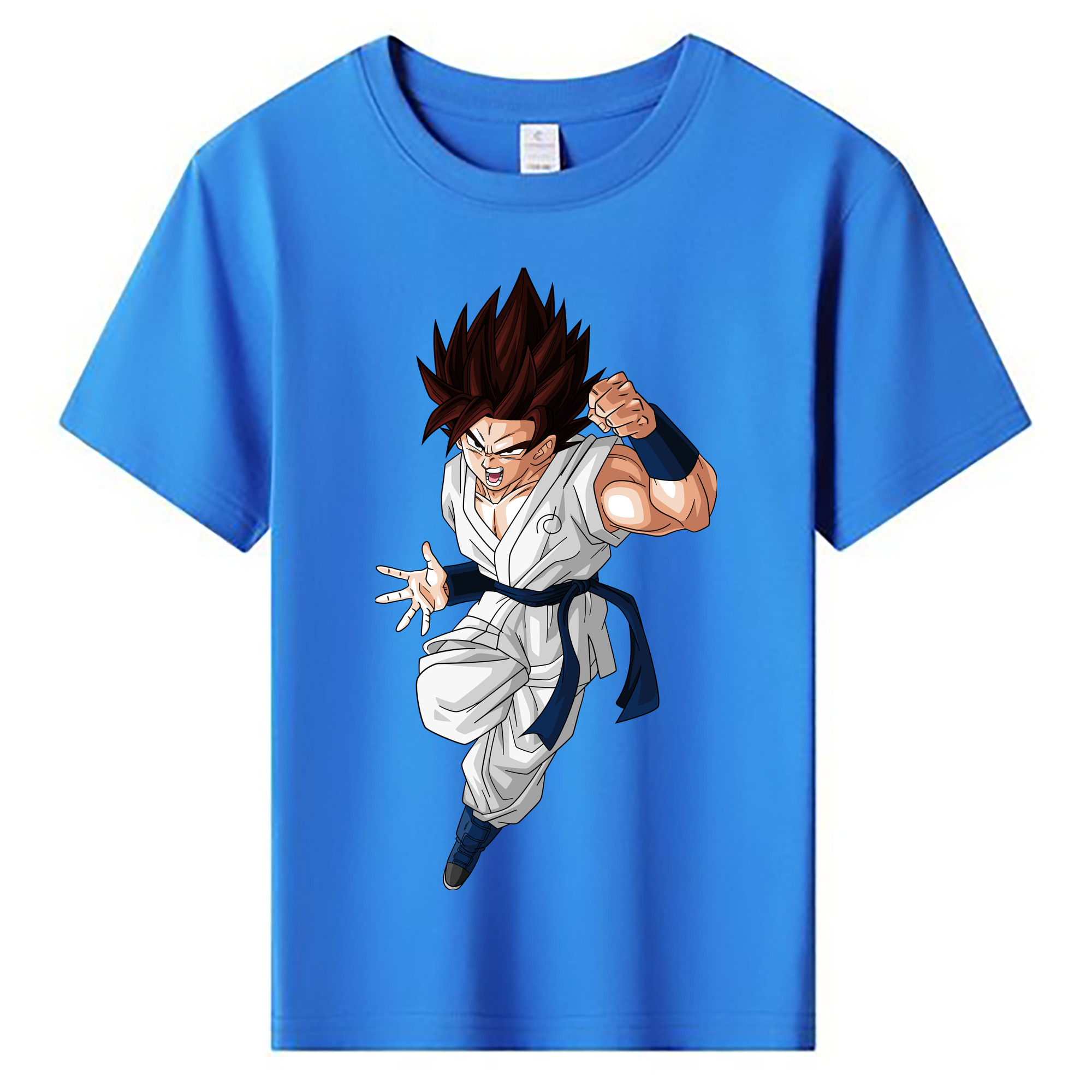（画像用） ドラゴンボール 孫 悟飯（そんごはん）DRAGON BALL Son Gohan 綿100％キッズTシャツ（フロントプリント）